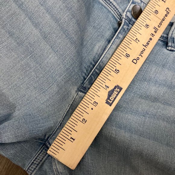 J. Jill Size 8 Authentic Fit Slim Ankle Jeans Stretch Light Wash Mid Rise - Picture 6 of 7